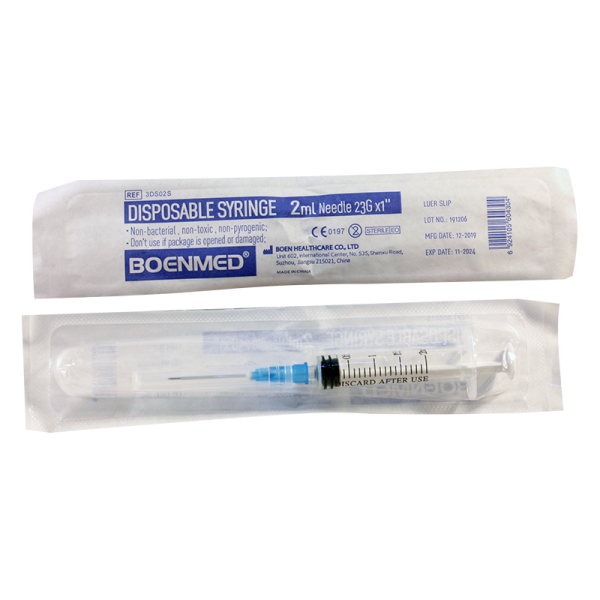 ნემსი რ/დგ 2ml, Luer lock `DDC` 100ცალი